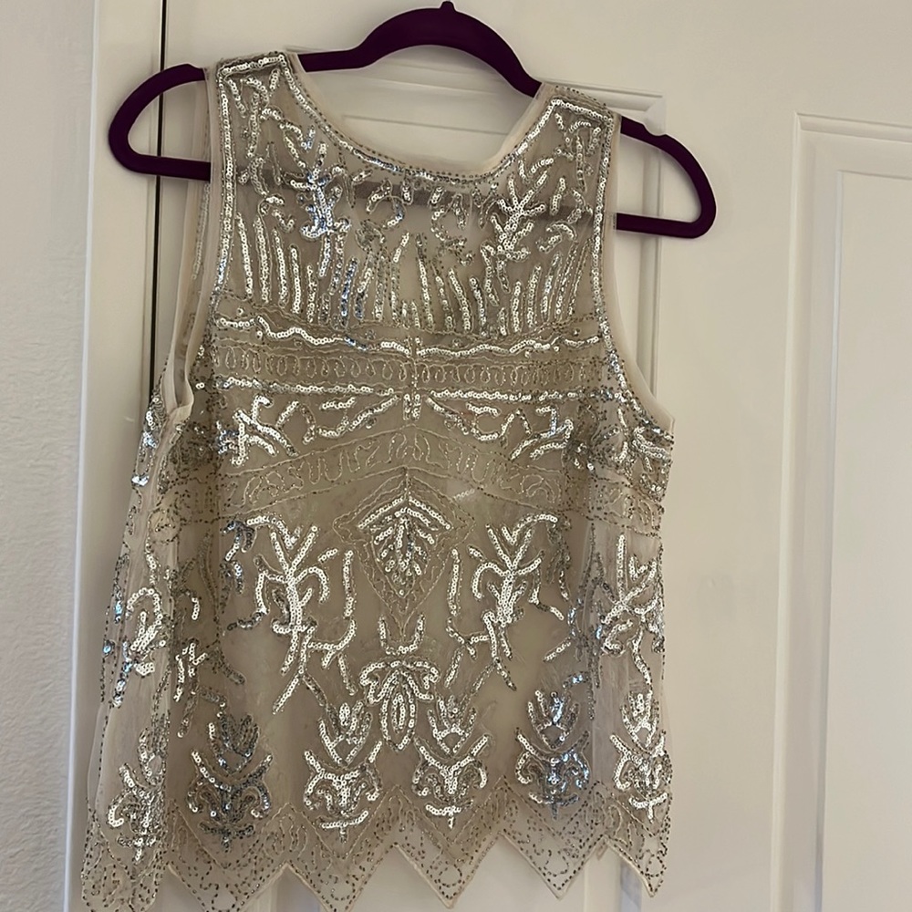 Sequin Top - Size L